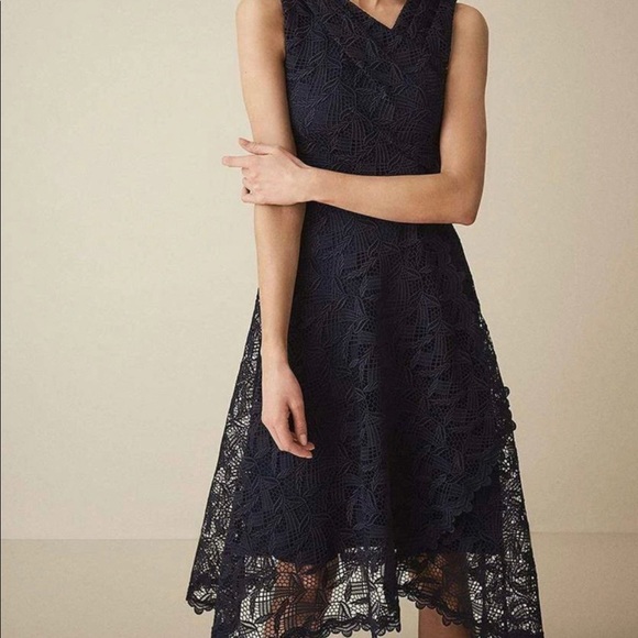 Reiss Rayna Wrap Front Dress - Picture 2 of 9